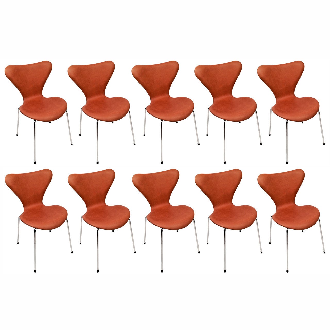 Arne Jacobsen 3107 Butterfly Chairs For Sale