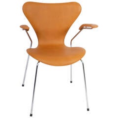 Arne Jacobsen 3207 new cognac leather 6 available