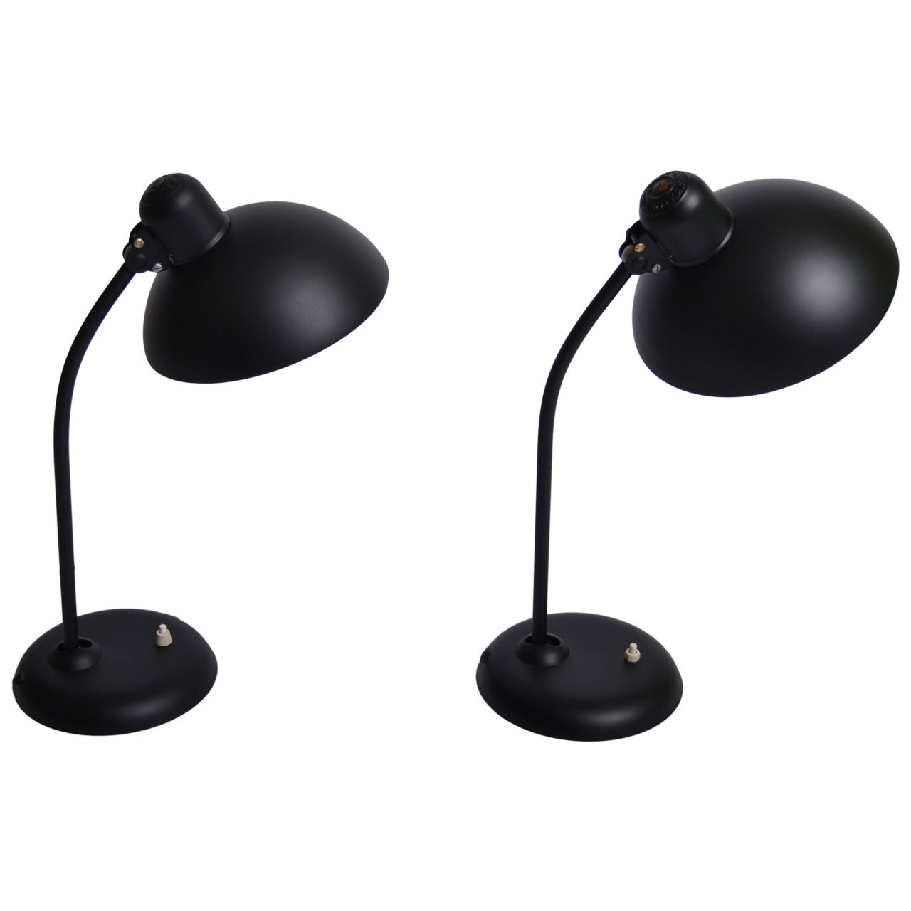 Christian Dell Pair of Bauhaus Desk Lamps