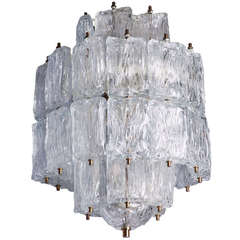 Barovier 1950s Mattonella Small Chandelier