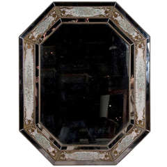 1940s Italian Eglomise Mirror