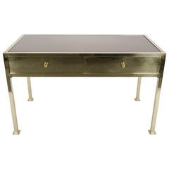 Italian Brass Desk from the 1970s