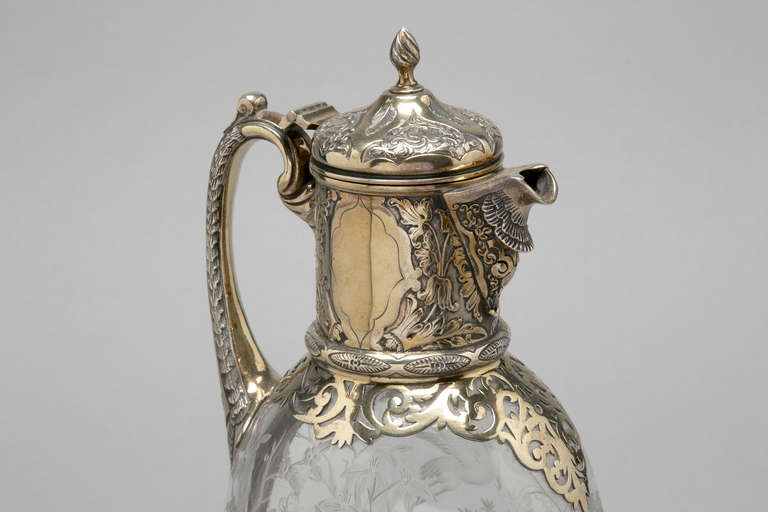 Antique Claret Jug In Excellent Condition For Sale In West Hollywood, CA