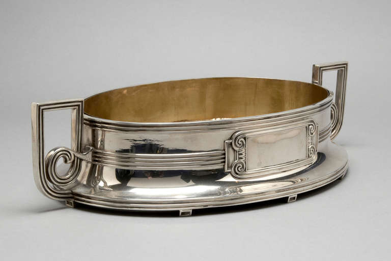 Sterling Silver Art Deco Centerpiece In Excellent Condition For Sale In West Hollywood, CA
