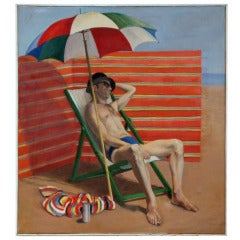 Vintage Donald McIntee: [Hamptons Beach], Circa 1960