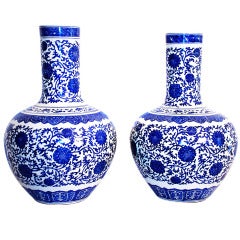 Pair of Japanese Ginger Jar Gourd Vases