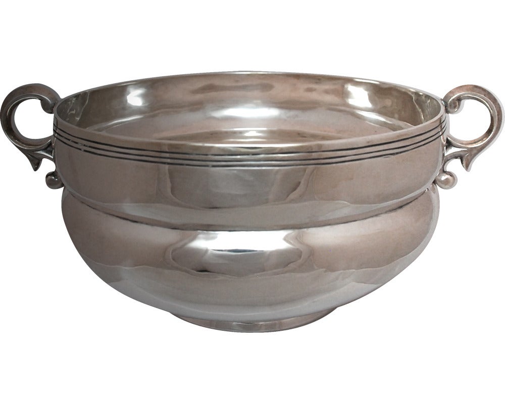 Sterling Silver Bowl "Sanborns" For Sale