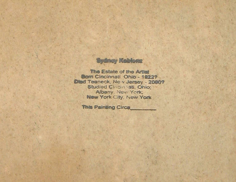 Sydney Koblenz: [Blue Pitcher], 1941