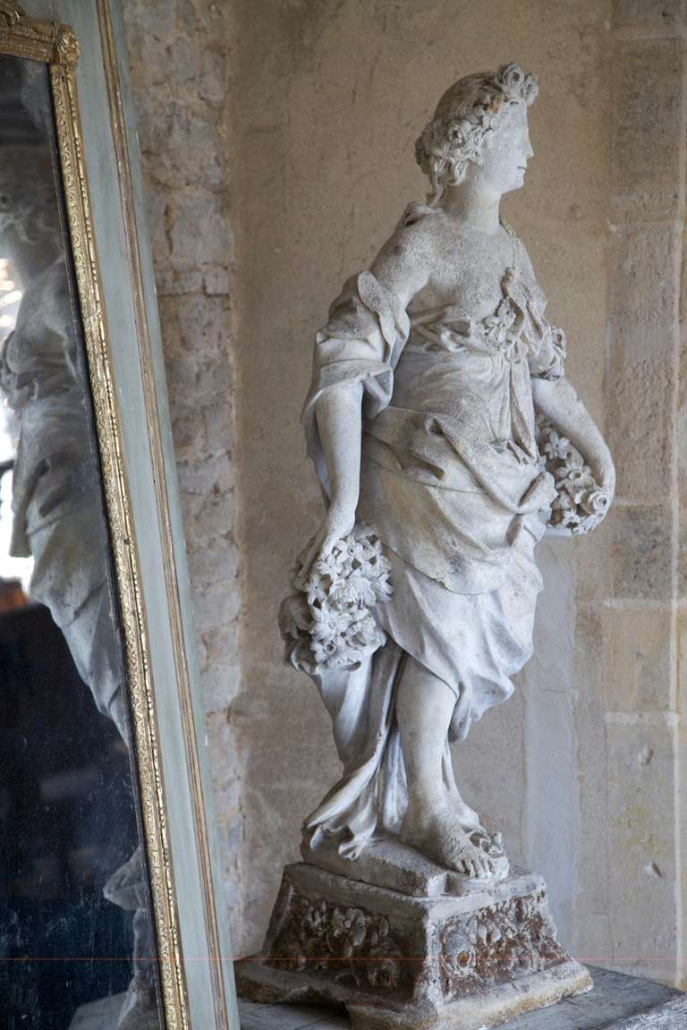 French Figure of Flora For Sale