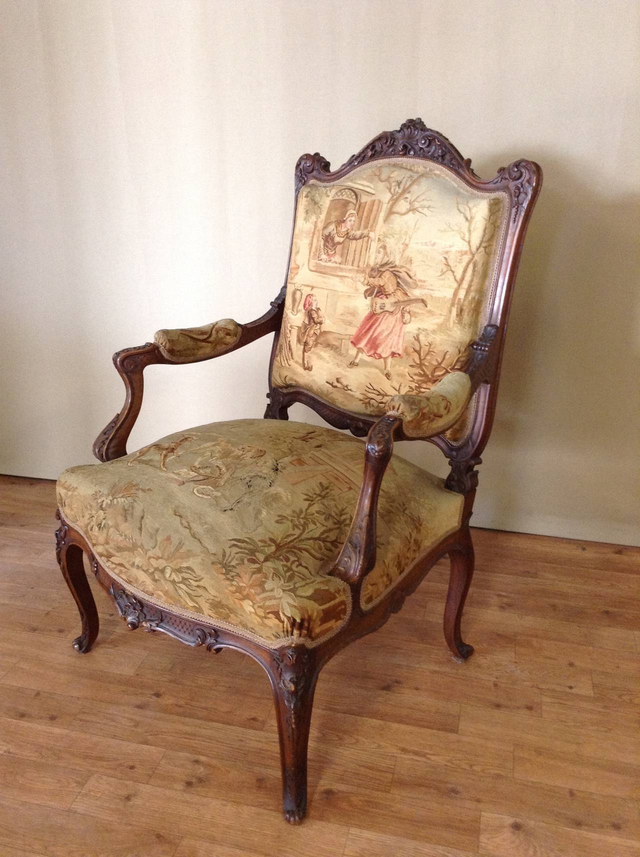 19th Century French Napoleon III 9 piece Salon suite For Sale
