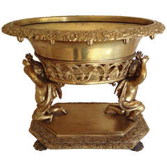Napoleon III Gilt Table Centerpiece Bronze