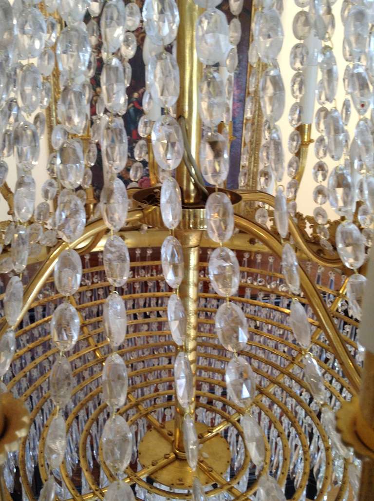 French Empire Style Chandelier 4