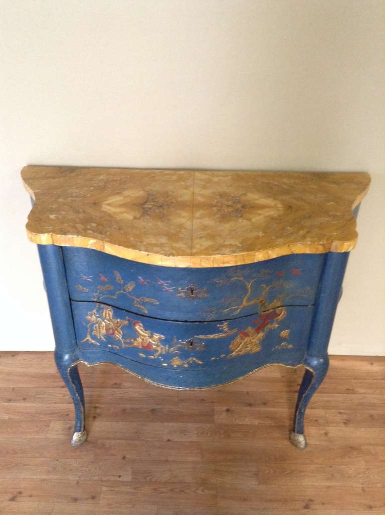 Louis XV Lacquered Commode "Aux Chinois"