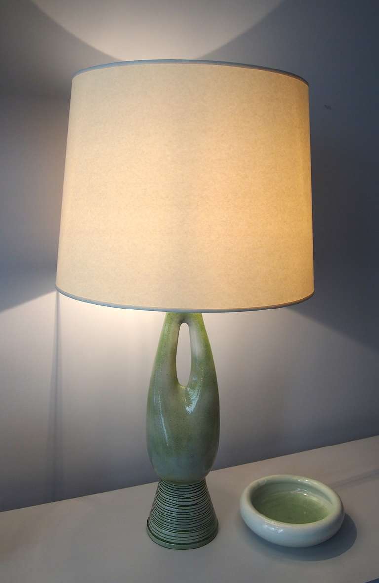 Moderne Lampe Céramique Guillaume Met De Penninghen 1960