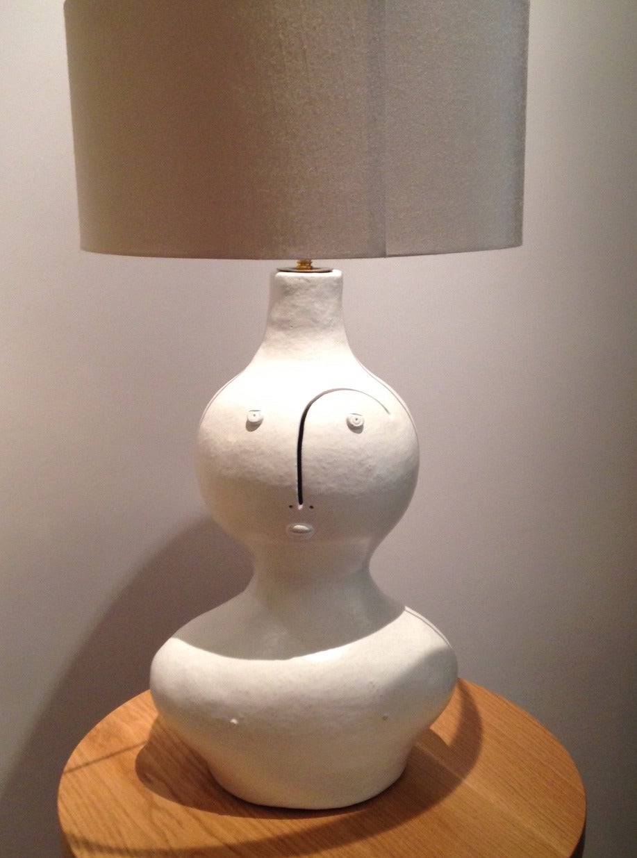 Contemporary Ceramic Table Lamp Base Signed by Dalo