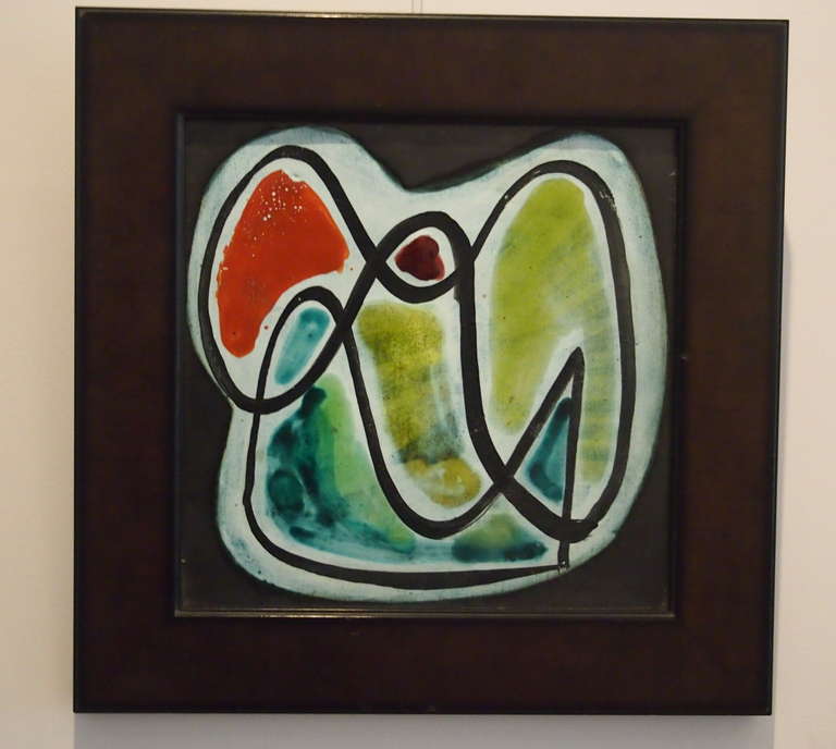 GEORGES JOUVE (1910-1964)

Abstract design plate
