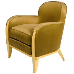 Sycamore Art Deco Armchair by Dominique