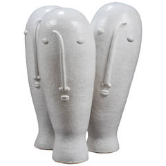 Biomorphic White Sculpture by DaLo, 2015 4