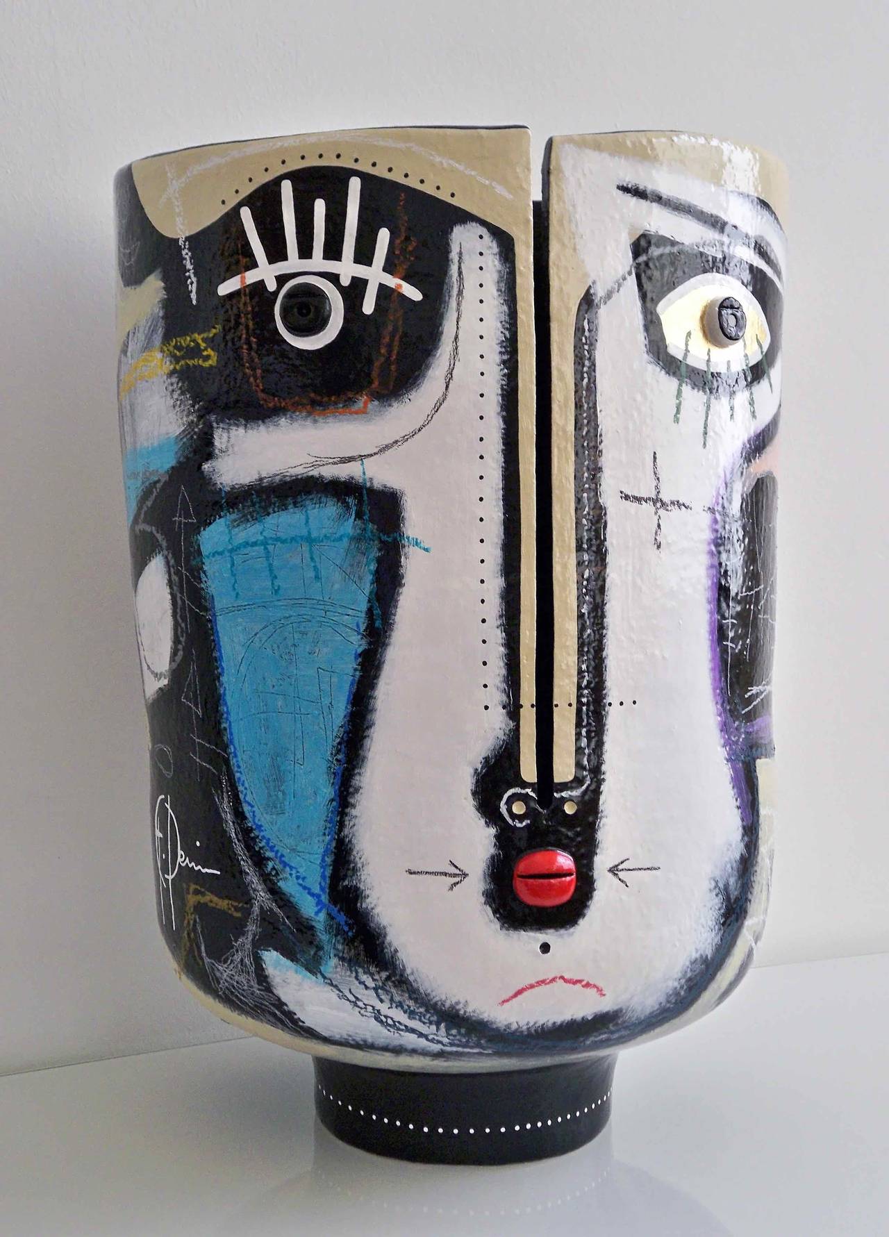 Large Ceramic Vase by DaLo and Grégoire Devin 2015