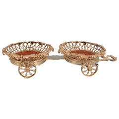 Fine Silverplated Double Wine Trolley