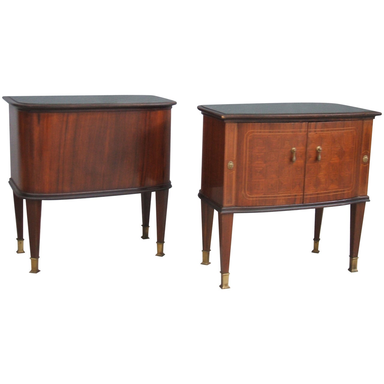Awesome Pair of Bedside Tables in the Style of Paolo Buffa