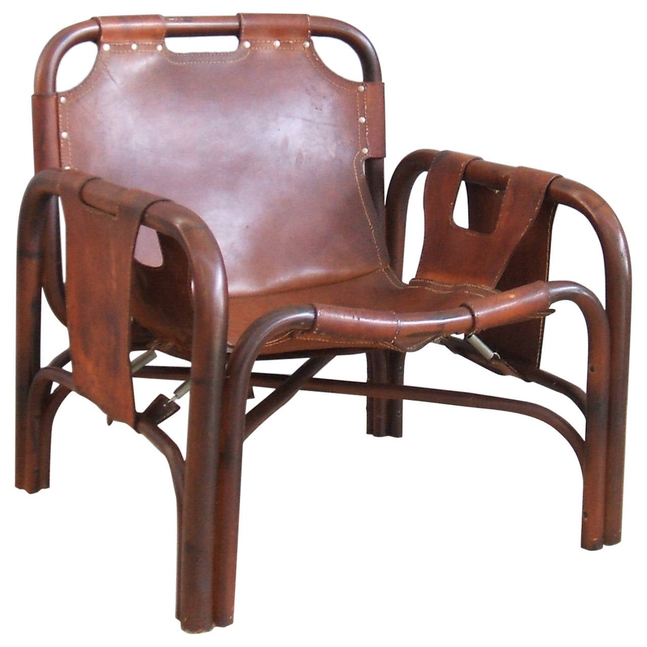 Arne Norell Style Safari Chair at 1stdibs