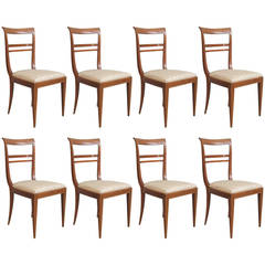 Set of Eight Chairs Attributed to Paolo Buffa 7