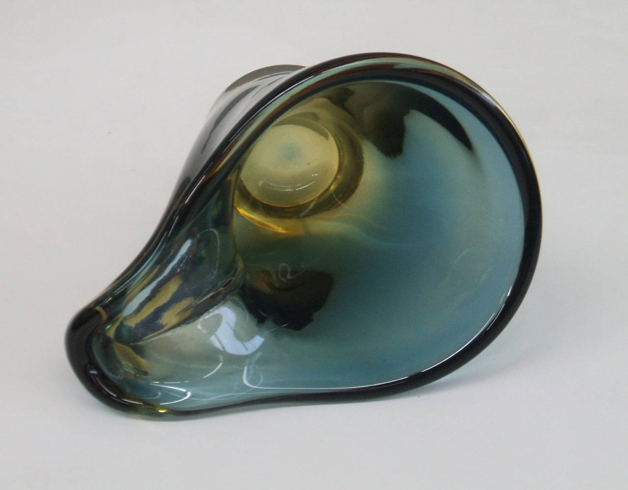 Mid-20th Century Murano Glass Pitcher Attributed to Fulvio Bianconi For Sale