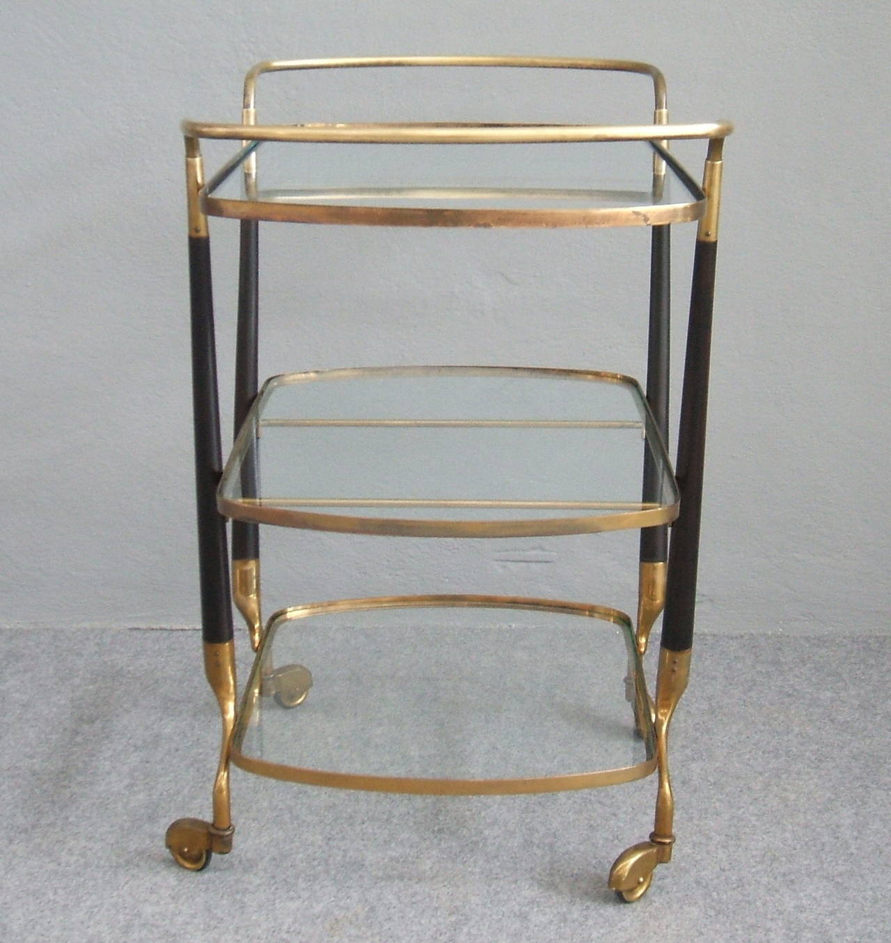 Cesare Lacca Bar Cart, Italy, 1950 3