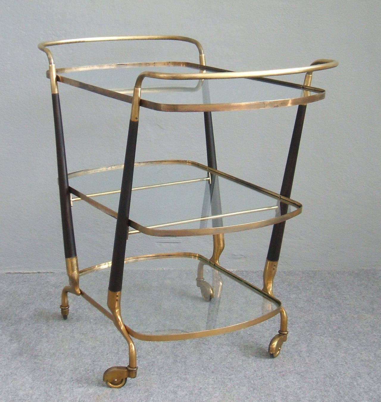 Cesare Lacca Bar Cart, Italy, 1950 4