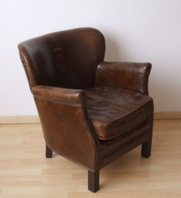 petite leather chair