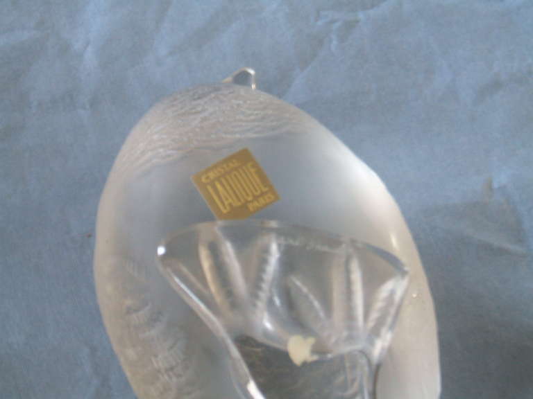 Pair of Lalique Partridges 2