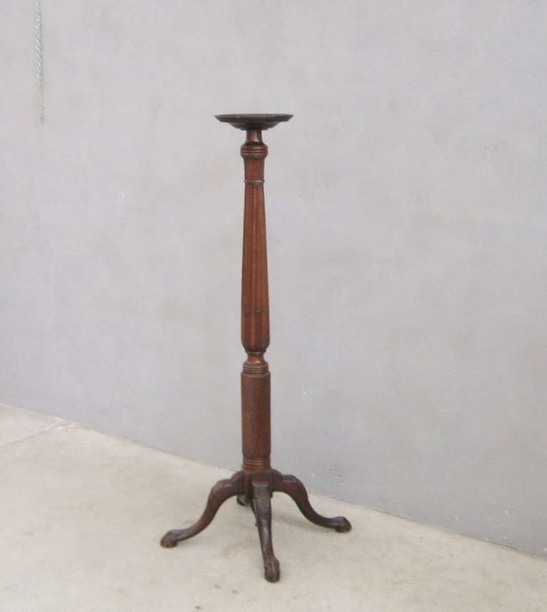 British 19th Century English Mahogany Pedestal