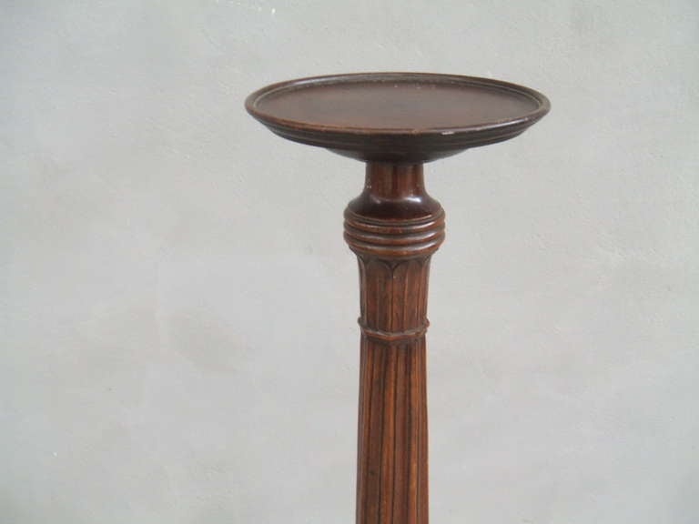 19th Century English Mahogany Pedestal 2
