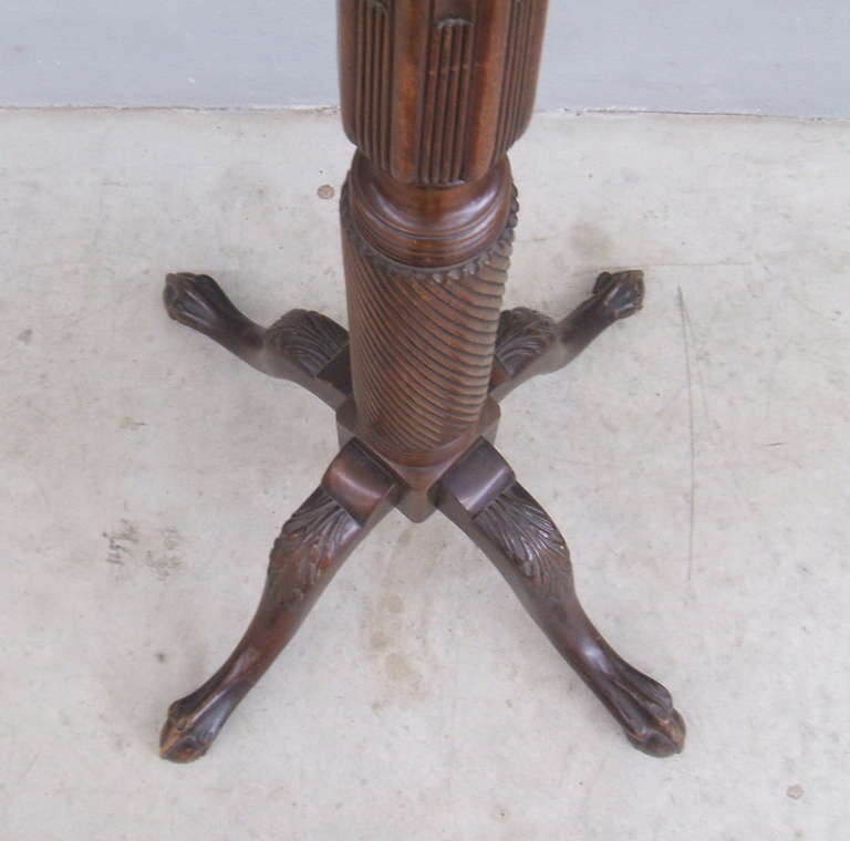 19th Century English Mahogany Pedestal 3