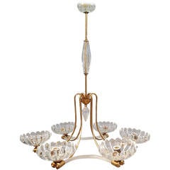 Murano Glass Chandelier by Barovier