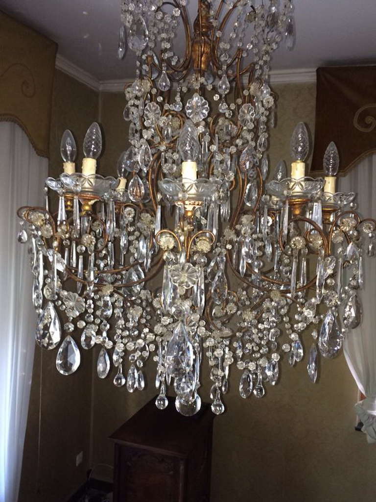 Italian Louis XV Style Crystal Chandelier 1