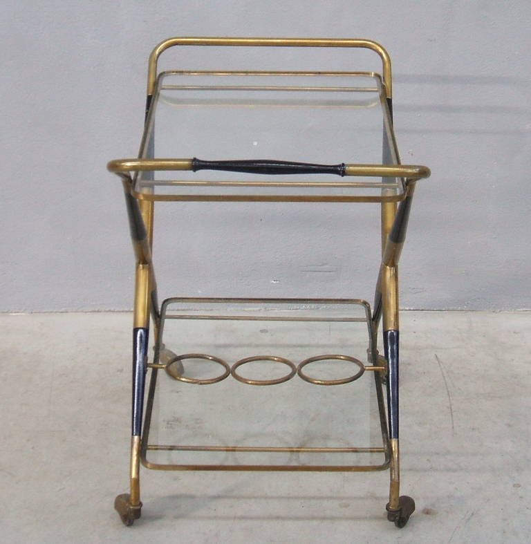 Bar Cart Designed by Cesare Lacca In Excellent Condition In Piacenza, Italy
