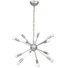 Vintage Charming Stilnovo Sputnik Chandelier
