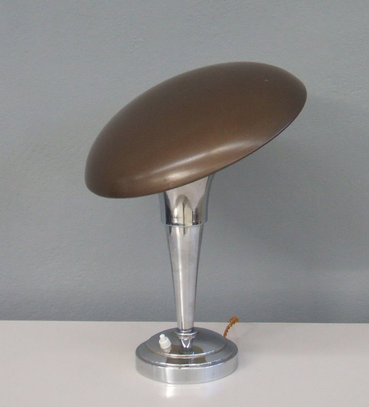 French Chrome Lamp with Adjustable Top