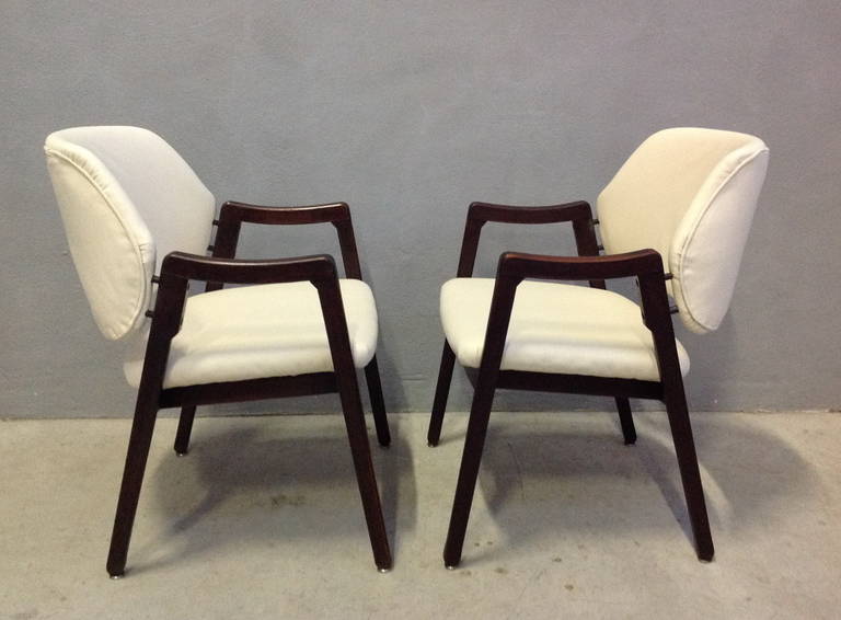 12 walnut dining chairs by Ico e Luisa Parisi.
Model n.814 Cassina 1961
Bibl. G. Gramigna,Repertorio 1950/2000 Vol I pag.87
Domus, n.385,December 1961