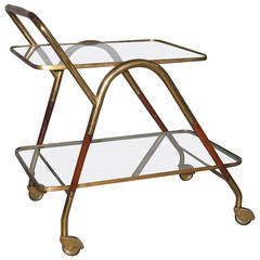 Italian trolley bar cart by Cesare Lacca