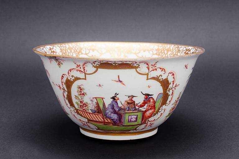 Meissen Chinoiserie Travelling Tea and Coffee Service in the Original Case 2