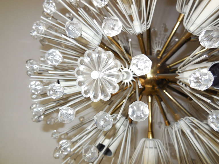 Emil Stejnar Snowflake Gold Chandelier 3