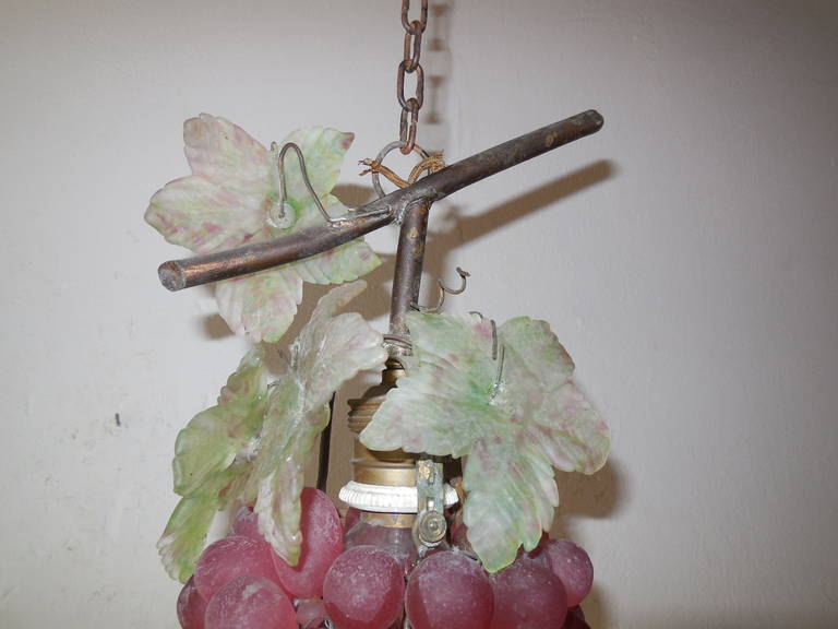 murano glass grapes
