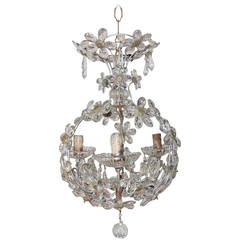 Crystal Prisms Ball Flowers French Chandelier