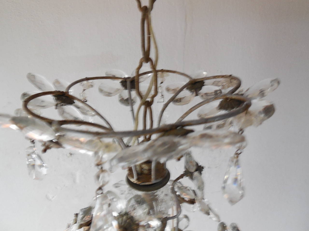 Crystal Prisms Ball Flowers French Chandelier 5