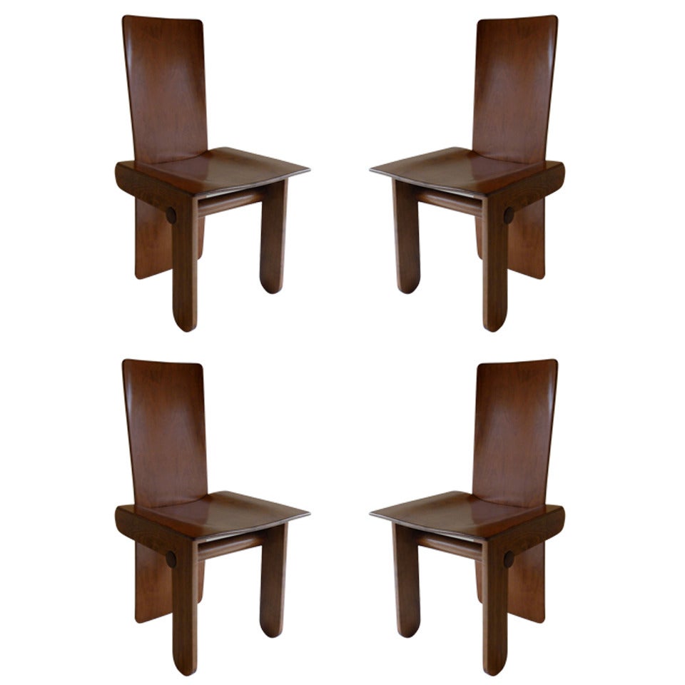 Set of 4 Italian Chairs For Sale