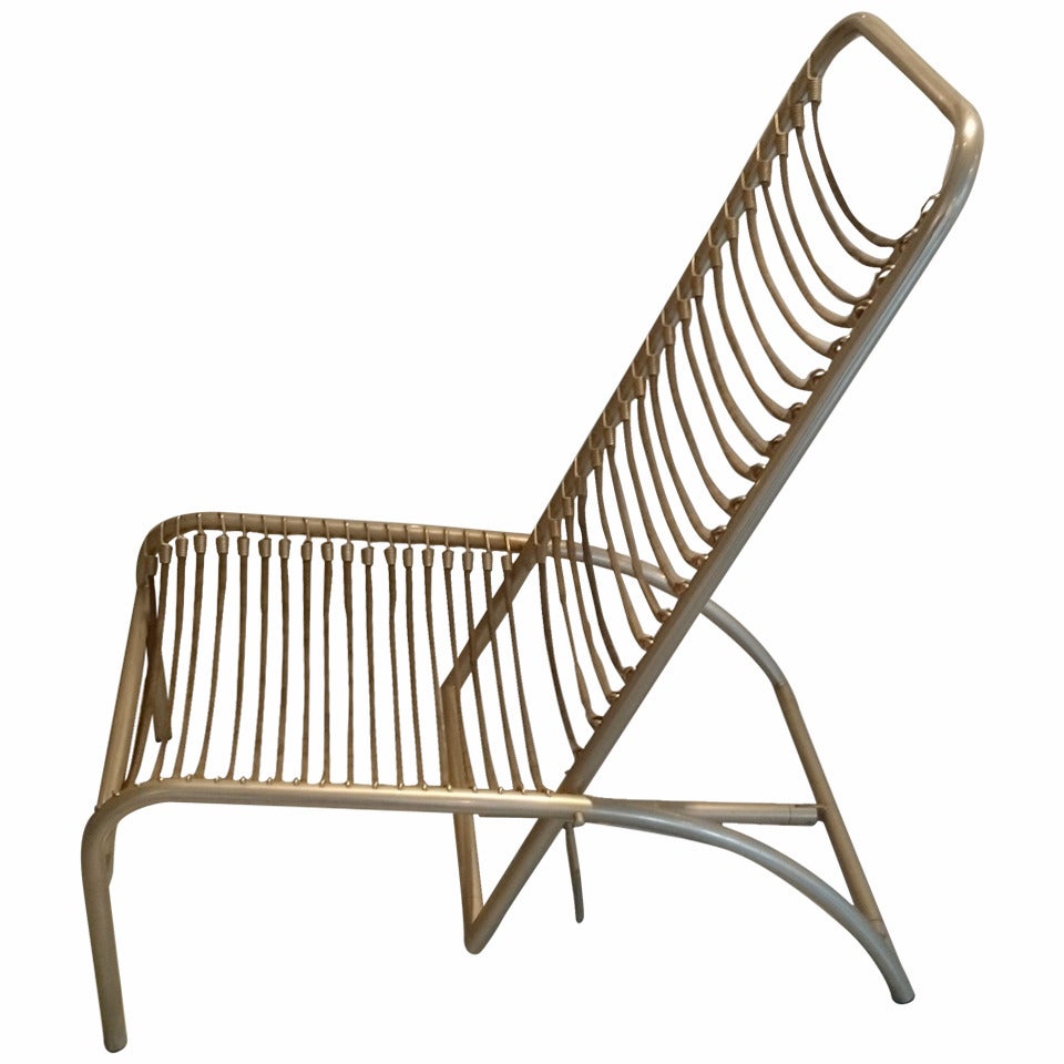 Modernist Sandows Chair, René Herbst For Sale