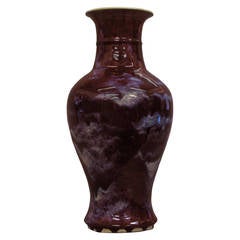 19th Century Flambe Vase